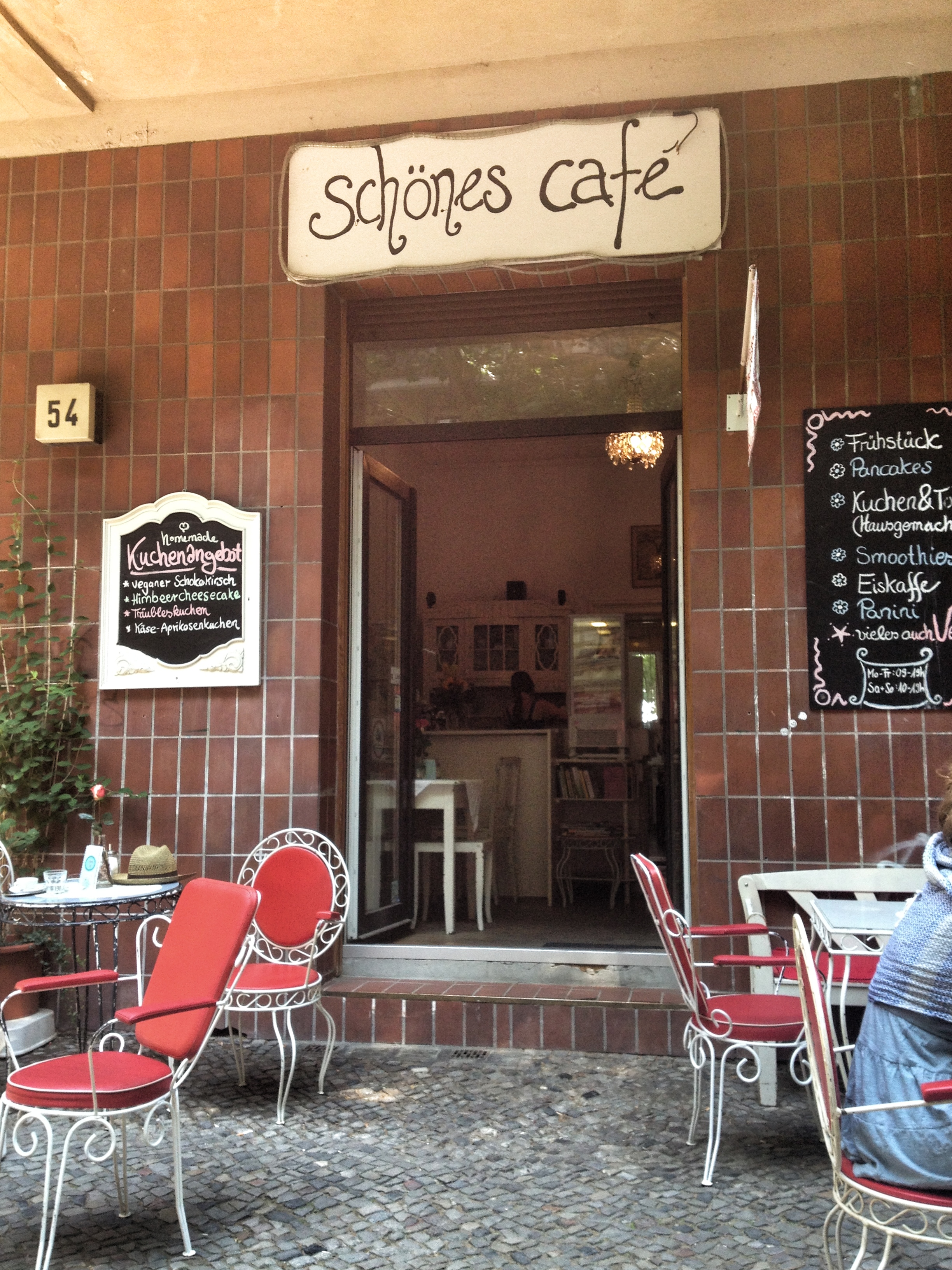 Schönes cafe