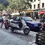 Vespa på Bergmannstrasse